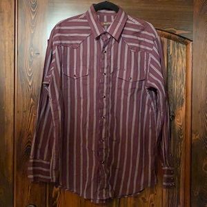Roper Pearl Snap Button Down Western Shirt